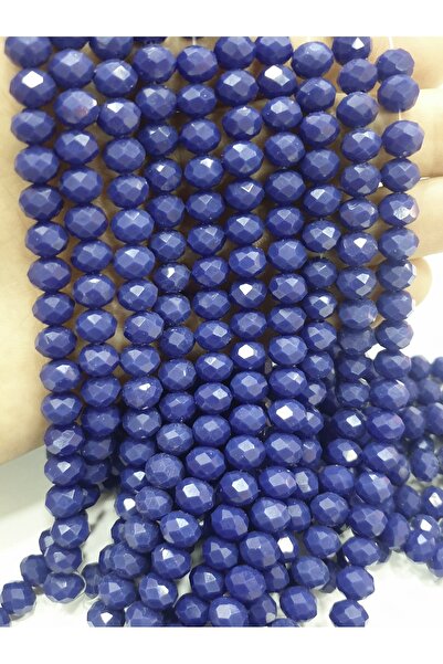 CRYSTALSHOP 8 мм матово сини кристални мъниста (195 бр.)