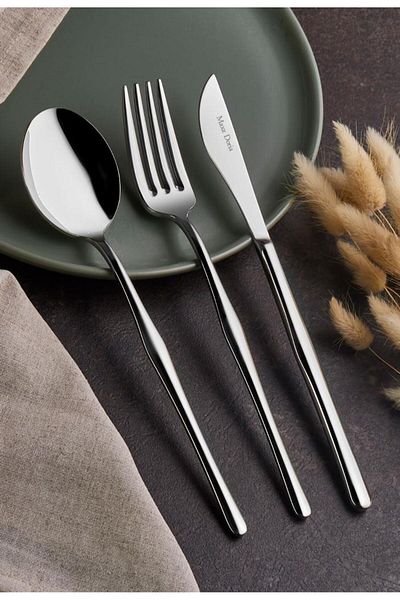 Maxx Doria Spica 12 Person 84 Piece Fork Spoon Knife Set PA1011