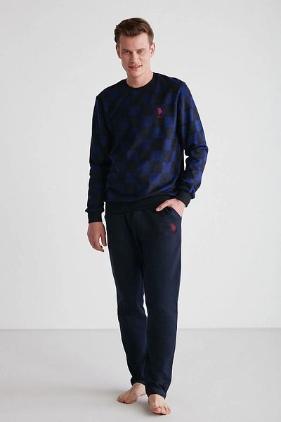 U.S. Polo Assn. US POLO ΑΔΕΙΑ ΠΟΔΗΛΑΤΟ ΚΟΛΑΡ ΜΑΚΡΥΜΑΝΙΚΗ ΑΝΔΡΙΚΗ ΣΤΟΛΗ ΠΙΤΖΑΜΑΣ 18713