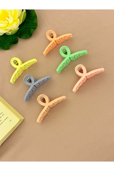 PREGIO Women's 6-Piece Trendy Peg Hair Clip