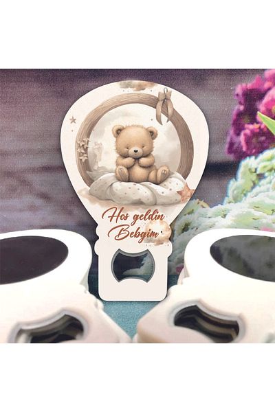 Ege ajans Magnet that will open 10 balloons (with card and gelatin)