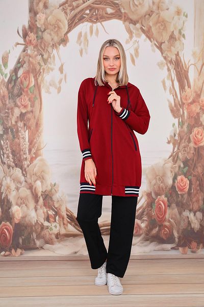 WestBound Γυναικείο Casual Sports Διπλό Σετ Claret Red