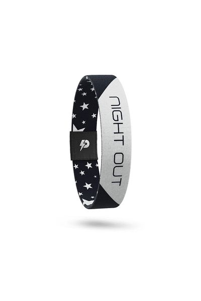 SPIQE Night Out - Recycled Unisex Elastic Printed Bracelet and Reminder Card