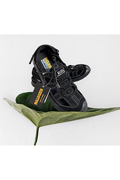 Bulldozer Hakiki Deri Umre İçin Uygun Fileli Yazlık Ortopedik Taban Hafif Erk...