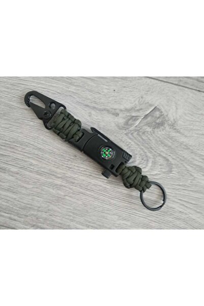 hobi outdoor Paracord Cobra Pusulalı Anahtarlık