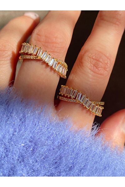 h&b design jewel Gold Cross Ring