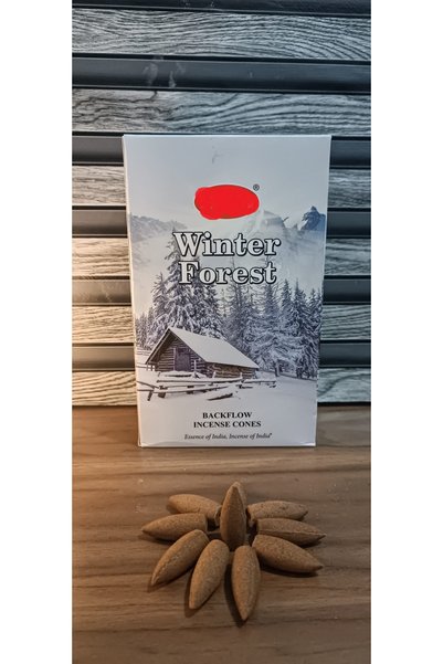 HUNATASARIM 10 Adet Geri Akış Tütsü Winter Forest (Kış Orman) Kokulu