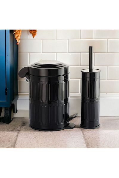 Akkoyunlu home Σετ Κάδος και Βούρτσα Μπάνιου 500 L