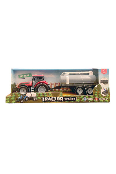 AYA Ses Çıkaran Pilli Tanker Traktör Araba - Mavi Su Dünyası