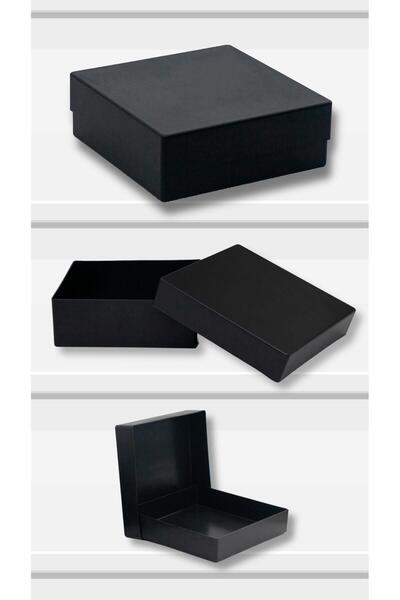 ZC Bayrak 3'lü Özel Siyah Kutu Kişiye Özel Hediye Kutu 16 X 5