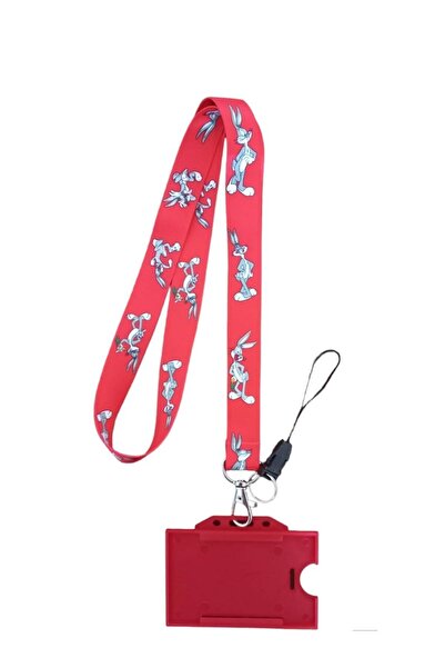 DODO BONE Bugs Bunny Card Strap Lanyard, Collar Strap Lanyard, Phone Strap an...