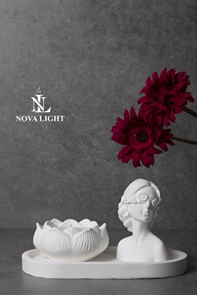 NovaLight Özel Tasarım Biblo Ve Lotus Tealight