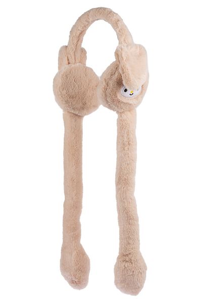 Kitti Beekeeper Store - Salmon Color Children's Plush Earmuff with Play and Sound