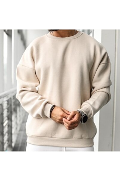 Goong 3 İP ŞRD OVERSİZE BİSİKLET YAKA SWEATSHİRT