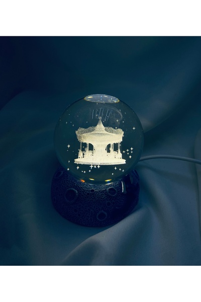 Genel Markalar ATLI KARINCA TEMALI CAM KÜRE ( IŞIKLI POLYESTER TABAN ) USB ‘L...