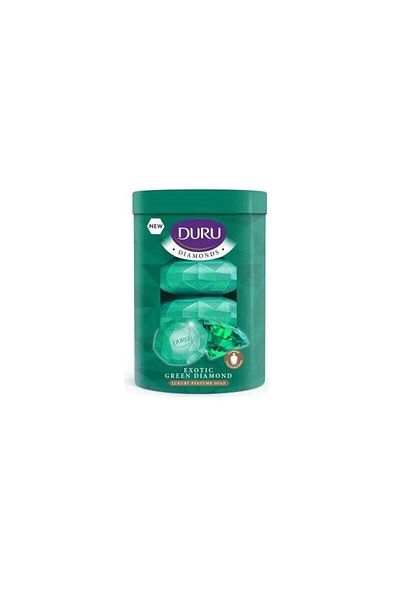 Duru سلسلة الماس الغريبة الماس الأخضر 8 قطع صابون تجميل 2x360 غرام
