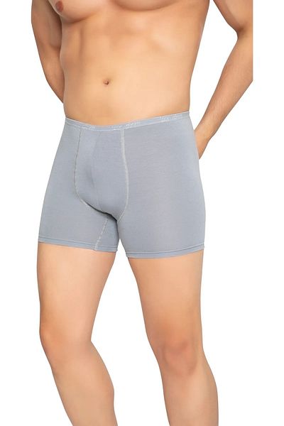 by İGP Gray 3-Piece Economic Pack Non-Folding Bamboo Men's Boxer Briefs