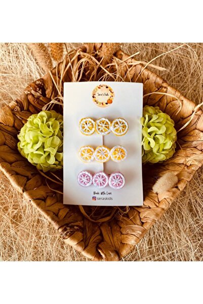 seraskids Knitted Baby And Children's Clamp Hair Clip Set