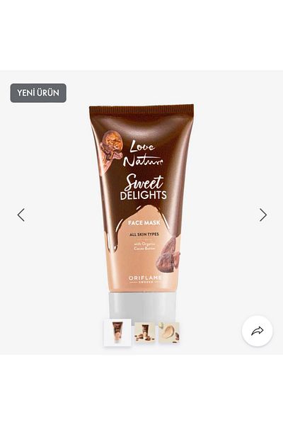 Oriflame Love Nature Sweet Delights Organic Cocoa Butter Face Mask