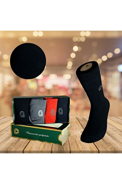 Sevamed Medikal Bamboo Perfume Scented 4 Pairs Men's Socks - 90% Bamboo, 10% Elastic SS Sportswear Dock