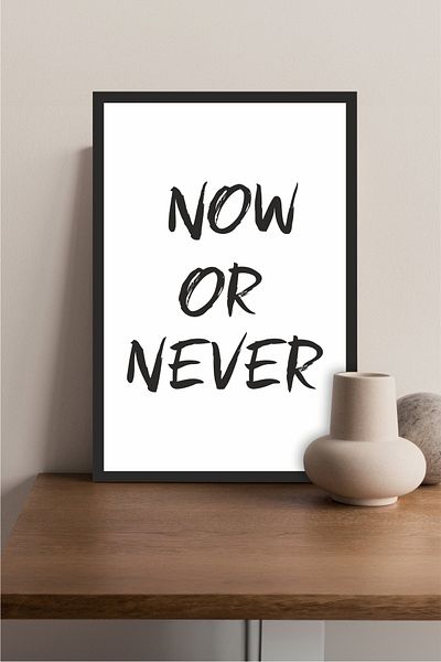 Cadran Home Written Ξύλινο MDF Πίνακας MDF με εμφάνιση πλαισίου