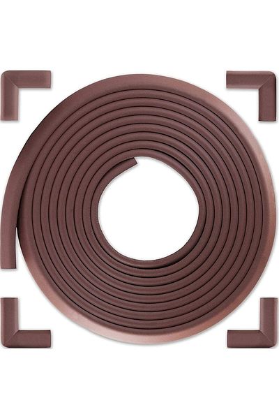 Miningaa Δώρο 4 τεμαχίων Plum Color 3m Tape - Εύκαμπτο και μαλακό προστατευτικό άκρων από καουτσούκ, γωνιακό προστατευτικό 2 μέτρων