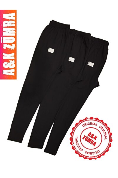 A&K ZÜMRA Colanți termice de iarnă din bumbac moale, cu dungi fine, pachet de...