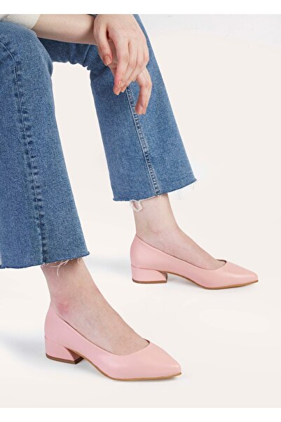 Ayalbuzenne Pudra Kadın Babet Ayakkabı