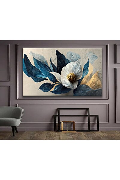 Sebenta Soyut Cennnet Çiçeği Kanvas Tablo