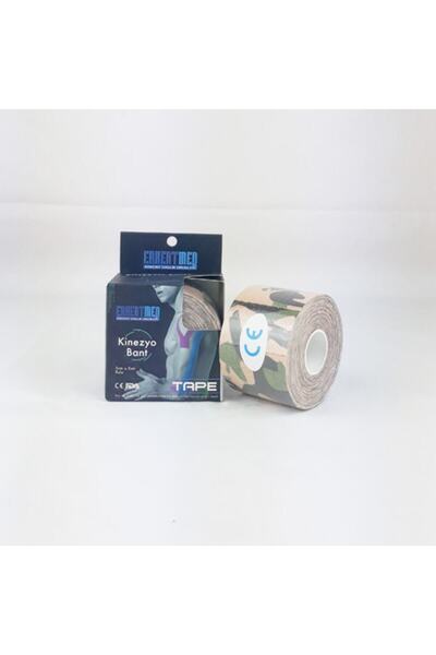 Erkentmed Kinezyo Ağrı Bandı No:14 Kamuflaj Yeşil Kahve Green Camo