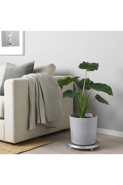 IKEA Boysenbar, Beton Saksı, 24 cm Açık Gri