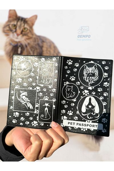 Gempo Αδιάβροχη θήκη διαβατηρίου Vinlex Pet Θήκη διαβατηρίου κατοικίδιων ζώων Θήκη εμβόλιου διαβατηρίου ζώων