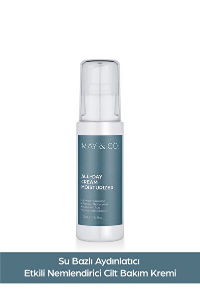 MAY&CO. Derinlemesine Nemlendiren Ve Besleyen Peptit Içerikli Aydınlatıcı Nem...