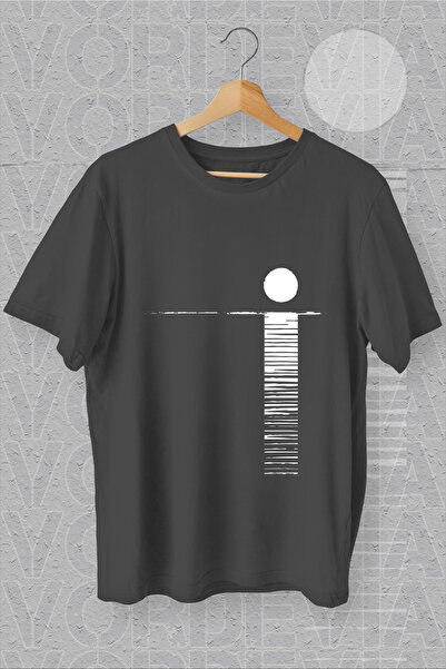 Vordevia Moonlight Štampano Crna Oversize kroj T-shirt