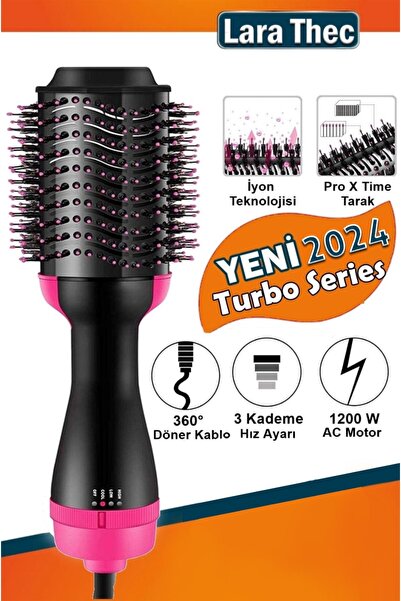 LaraThec مشط تصفيف وتنعيم الشعر بقوة 1200 وات، موديل Elite Pro 2025