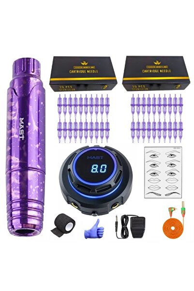 Genel Markalar P10 Profesyonel Kalıcı Makyaj Cihazı Ve Dövme Makinesı Seti - ...