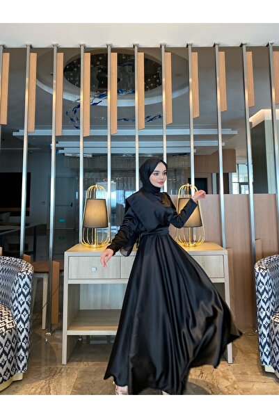 KADEL Dora Abiye Siyah Elbise,mezuniyet,balo,gece Elbisesi