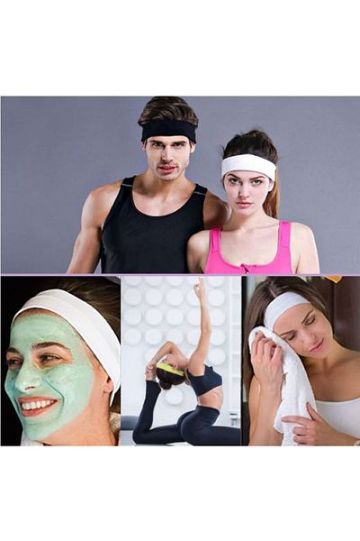 BERG 2 pieces of sports headband, headband, non-slip headband, sporty, moisture wicking, yoga, bicycle, fitness