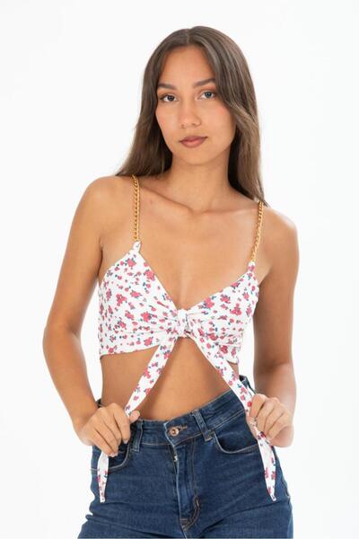 Modazeyosh ÇİÇEK DESENLİ BUSTİYER