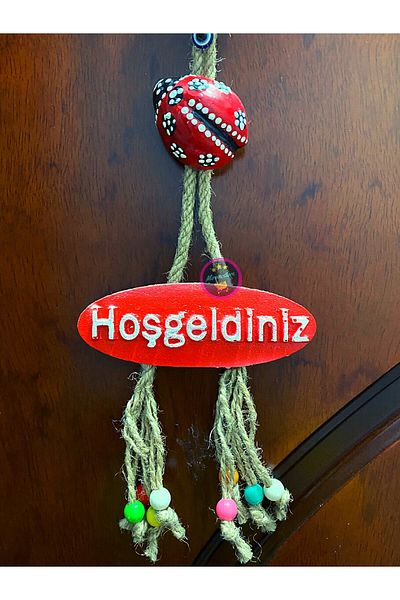 Mirvano Lucky Garden Red Ladybug Door Ornament, Decorative Ornament, Welcome