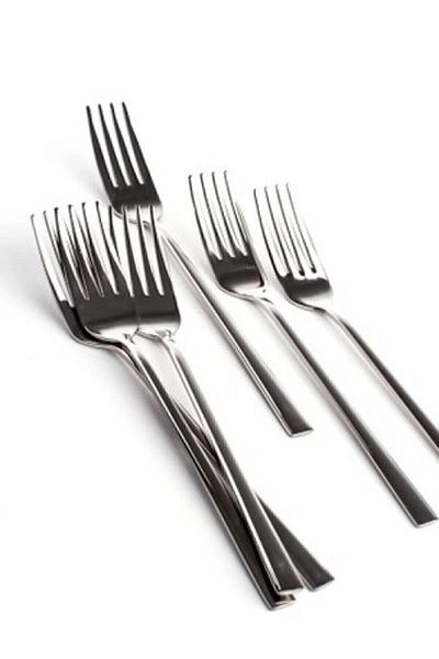 gök 6-Piece Luxury Lotus Food Fork (stainless steel)