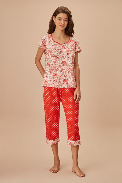 SUWEN Holly Capri Set