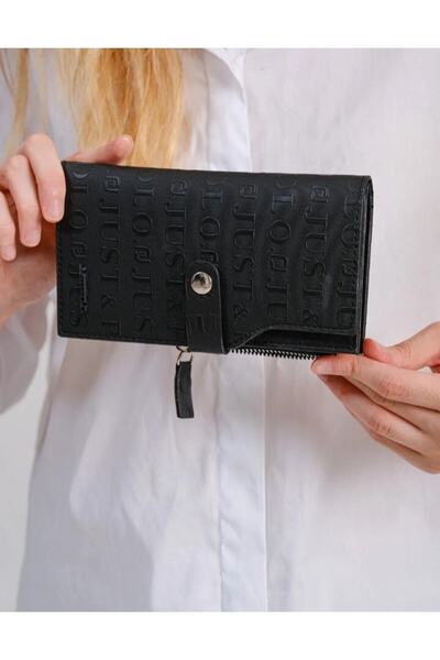 Just Polo Siyah Renk Kadın Cüzdanı