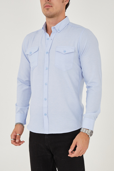 ENZİM JEANS Men's Polycotton Shirt