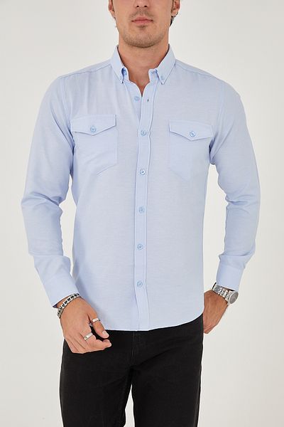 ENZİM JEANS Men's Polycotton Shirt