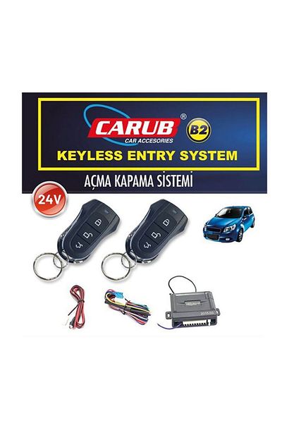 Carub B2 Black Oval with On/Off 24V S. Output