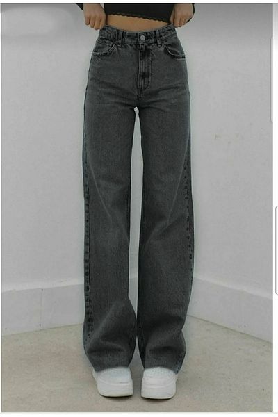 Ramrod Sarah High Waist Wide Leg Lycra Wide Leg Jeans