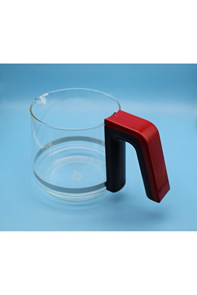 Karaca Retro Kırmızı Cam Led Işıklı Çay Makinesi -cam Demlik- Kapaksız -ev Al...
