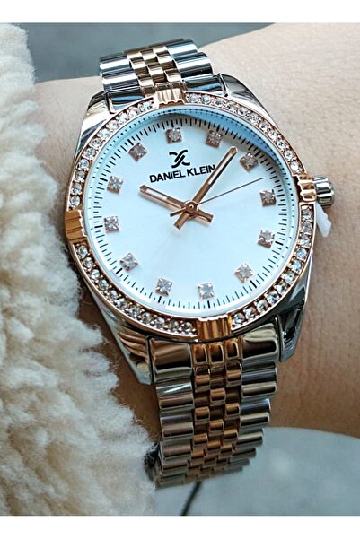 Daniel Klein Gümüş Kadın Kol Saati 3 Atm Su Geçirmez Paslanmaz Çelik Makine G...