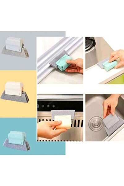sengenegel 2 Adet Tutacaklı Köşe Pencere Panjur Oluk Kenarı Kapı Eşiği Duşakabin Aralık Temizleme Aparatı